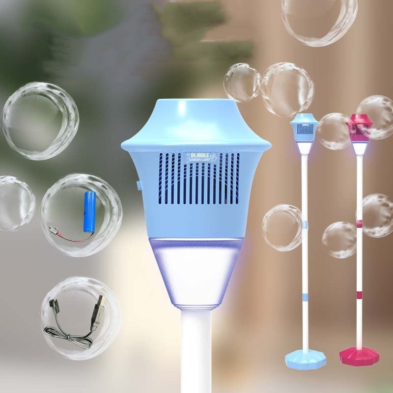 💥50% OFF NOW ! 👩❤️👨Ultra-High Capacity Standing Bubble Machine with Lights & Music