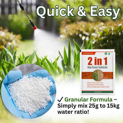 🌟 Official Store |🌿Hot Sale - 50% OFF🔥 2-in-1 Maximum Power HerbicideWipe Out Weeds in 6 Hours