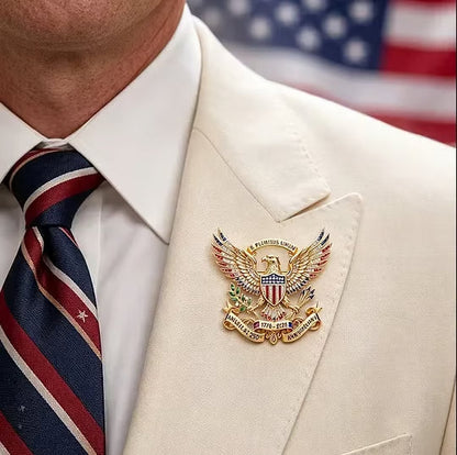 🦅(Once-in-a-Lifetime Glory: The Limited Edition 2026 "America's 250th" Brilliant Eagle Memorial Brooch)