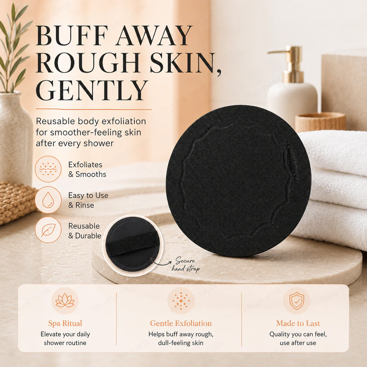 ⏰Last Day Buy 2 Get 2 Free❄💦 Scrub Bath Pads – Gently exfoliate, unclog pores, reveal brighter skin. Durable rubber, easy to rinse. A little scrub goes a long way! ✨🛀