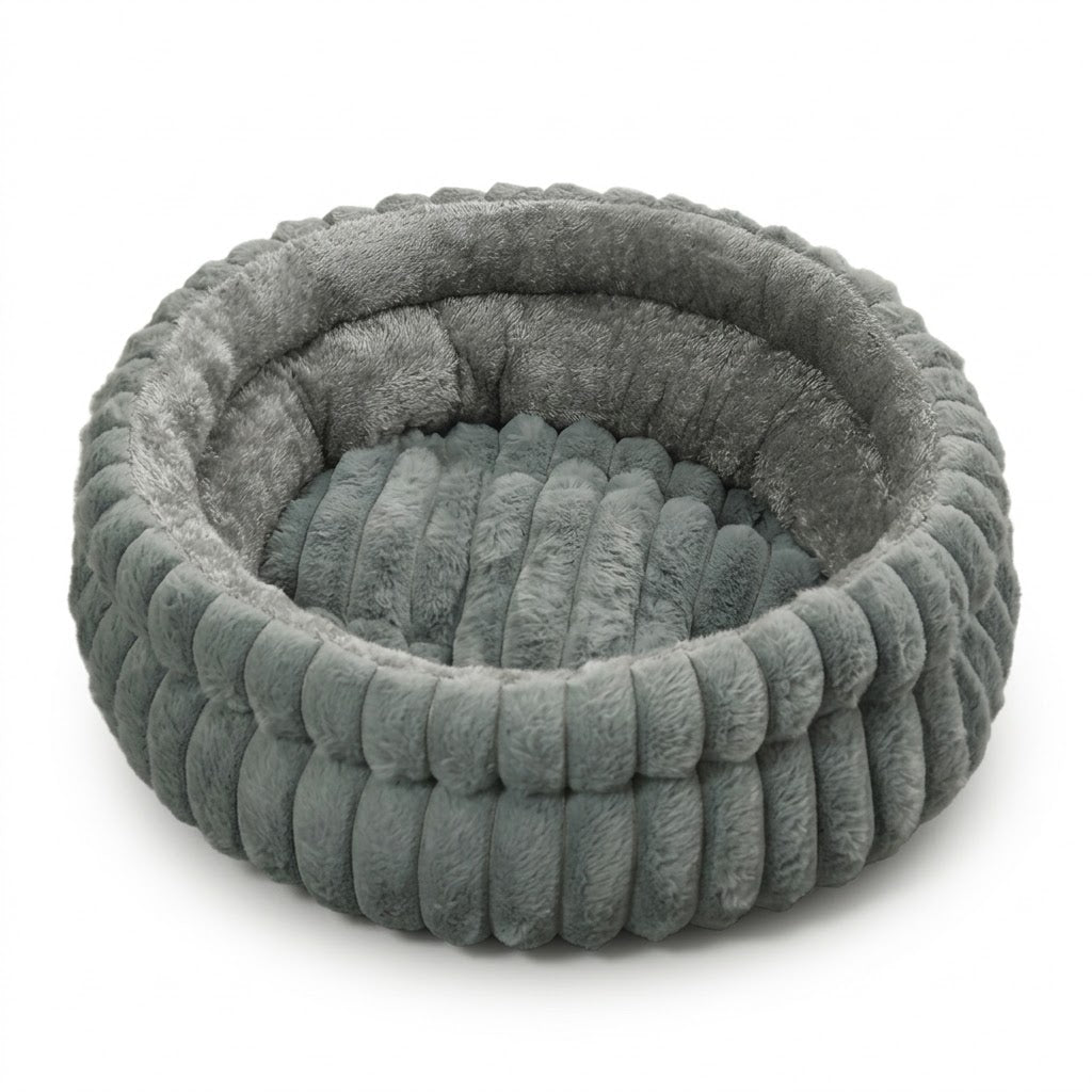 Premium Plush Round Pet Mat