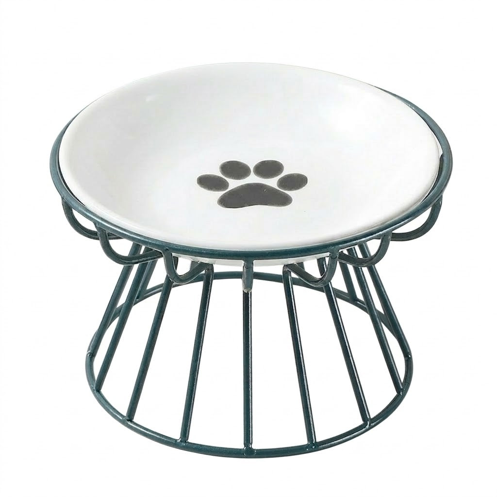Neck Protection Anti-Tip Pet Bowl Set