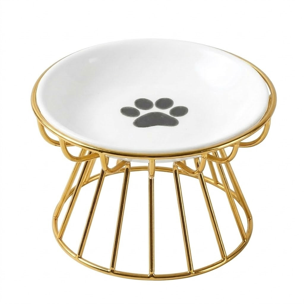 Neck Protection Anti-Tip Pet Bowl Set