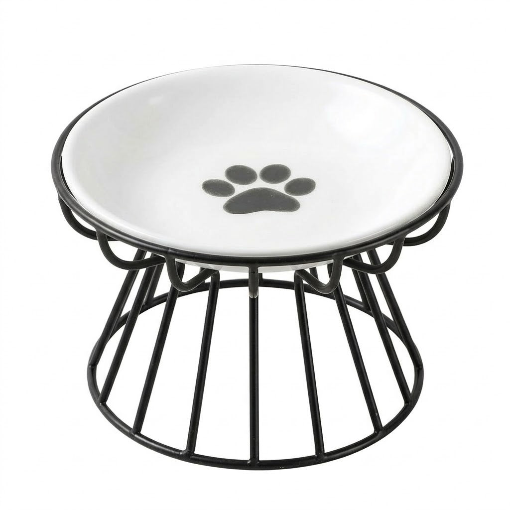 Neck Protection Anti-Tip Pet Bowl Set