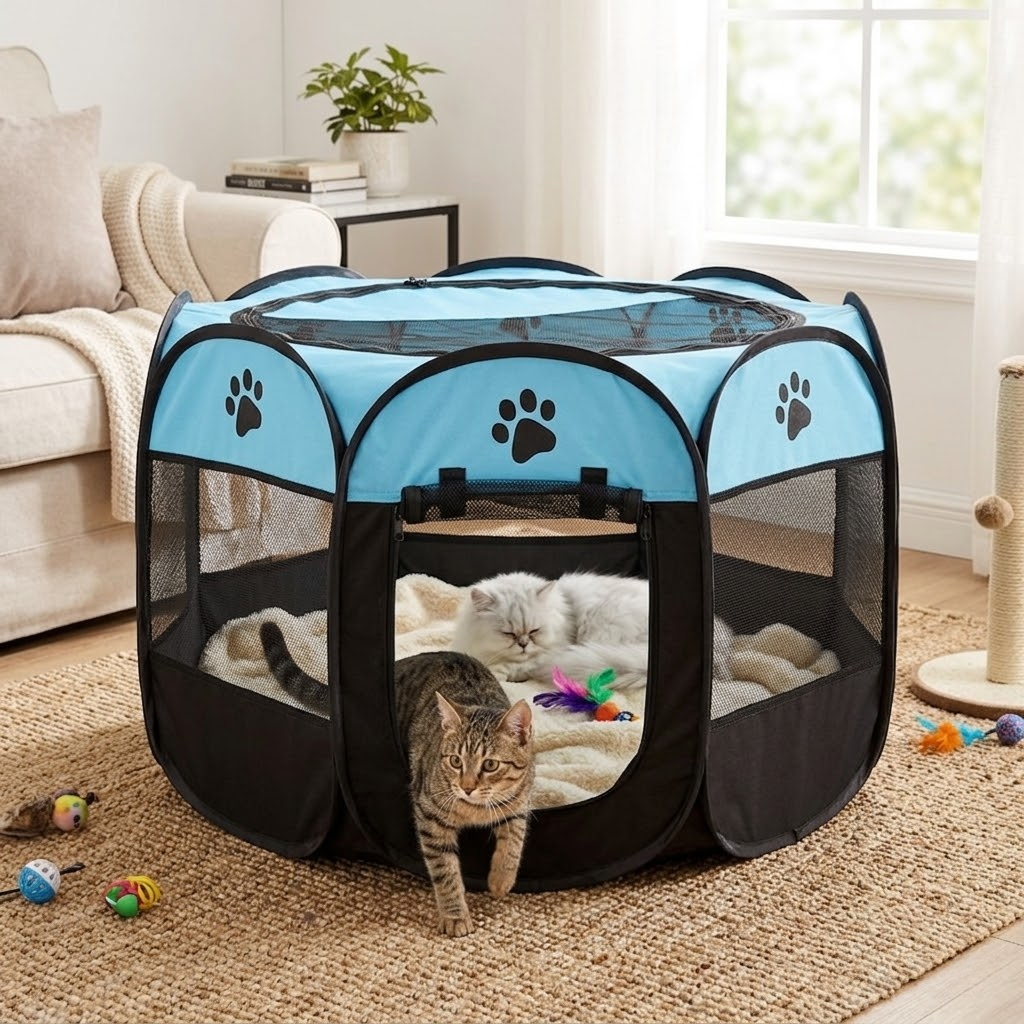 Collapsible Octagonal Pet Tent
