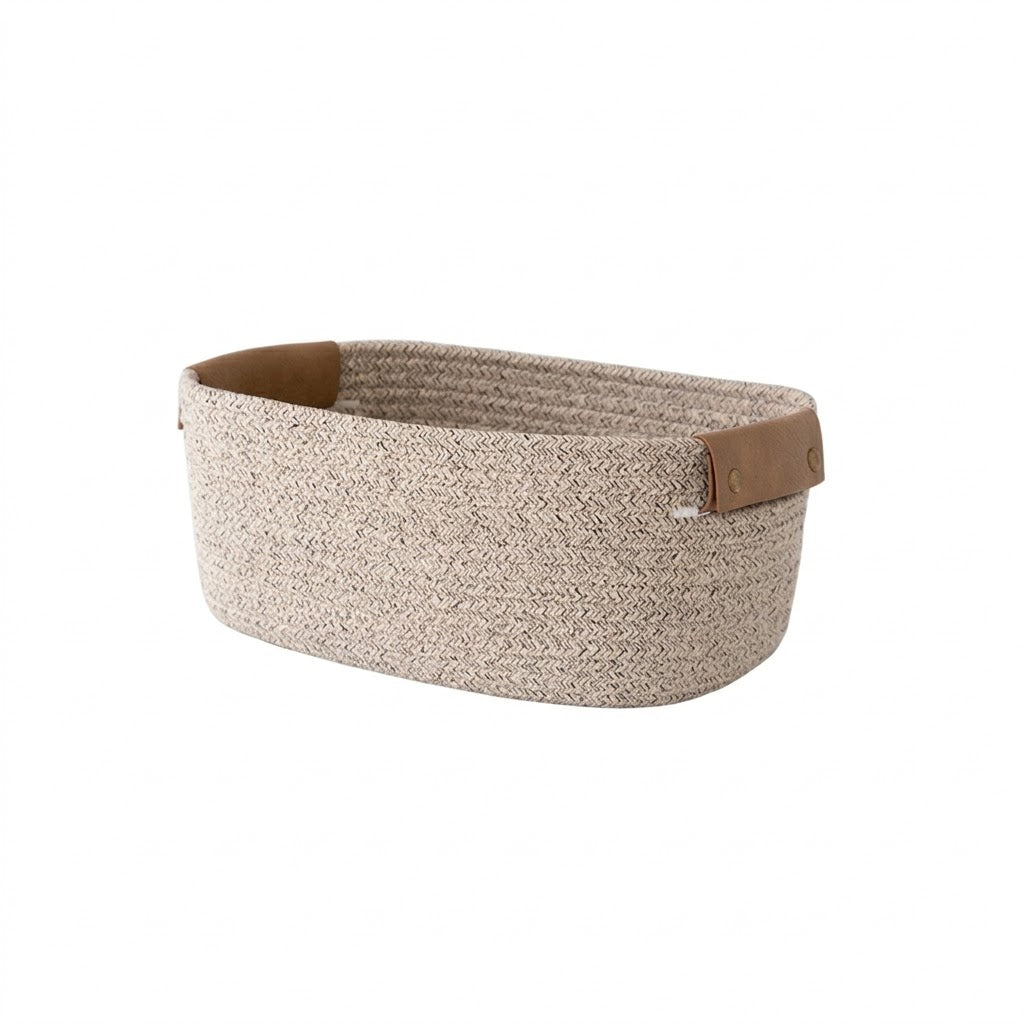 Cotton Rope Woven Pet Toy Storage Basket